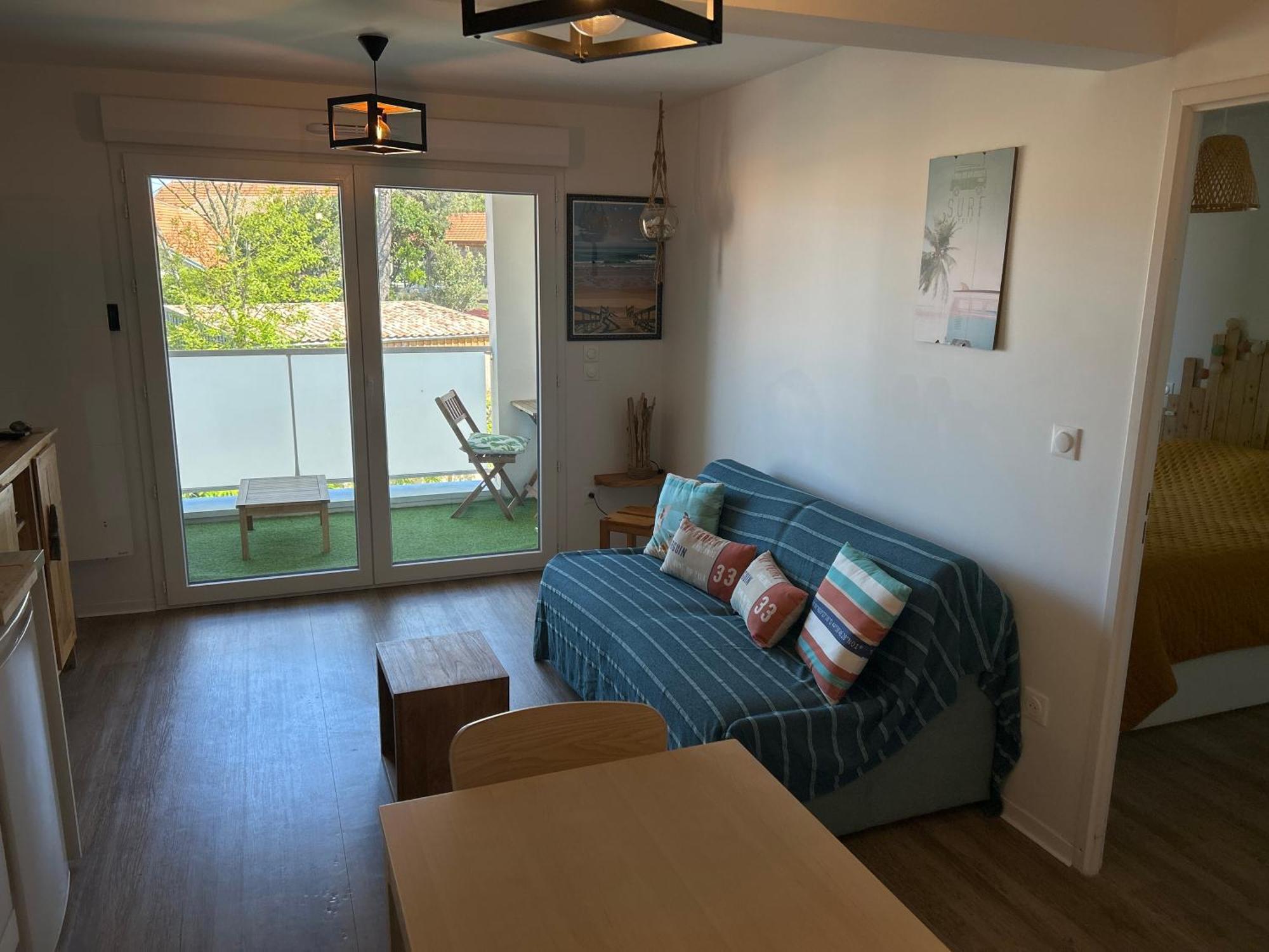 Au Coeur De Lacanau Ocean Appartement Neuf Avec Parking Luaran gambar