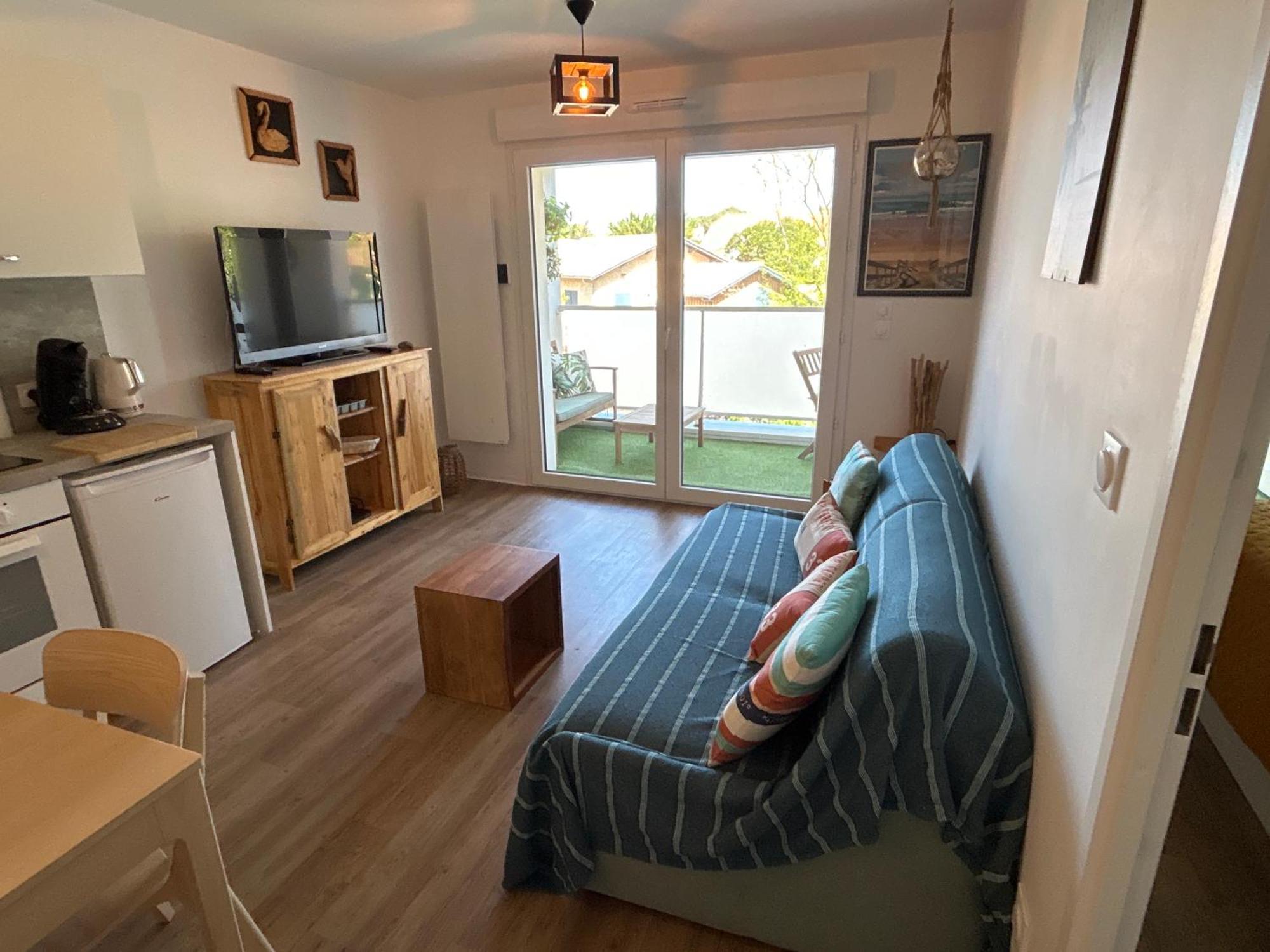 Au Coeur De Lacanau Ocean Appartement Neuf Avec Parking Luaran gambar